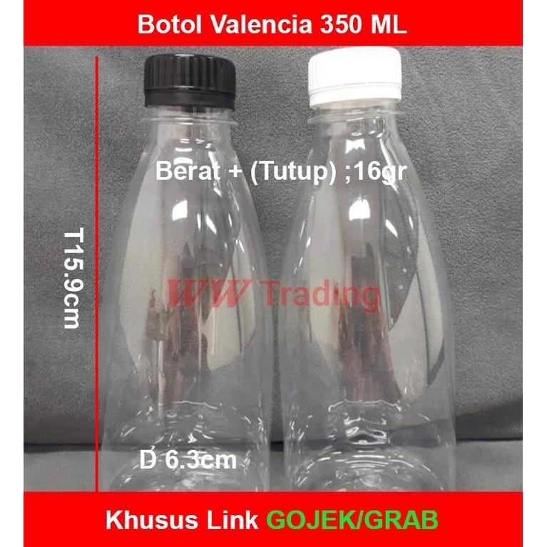 Botol Valencia 350 ml / 350ml PET / Juice / Kale / almond