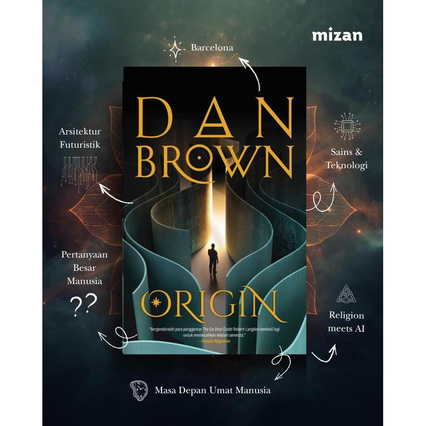 OBRAL Mizan Pustaka - Buku Novel ORIGIN - Dan Brown - MIZAN