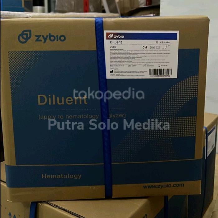 Cairan Diluent Hematologi 20 Liter untuk Alat Analyzer 3 Diff Zybio Z3 Series