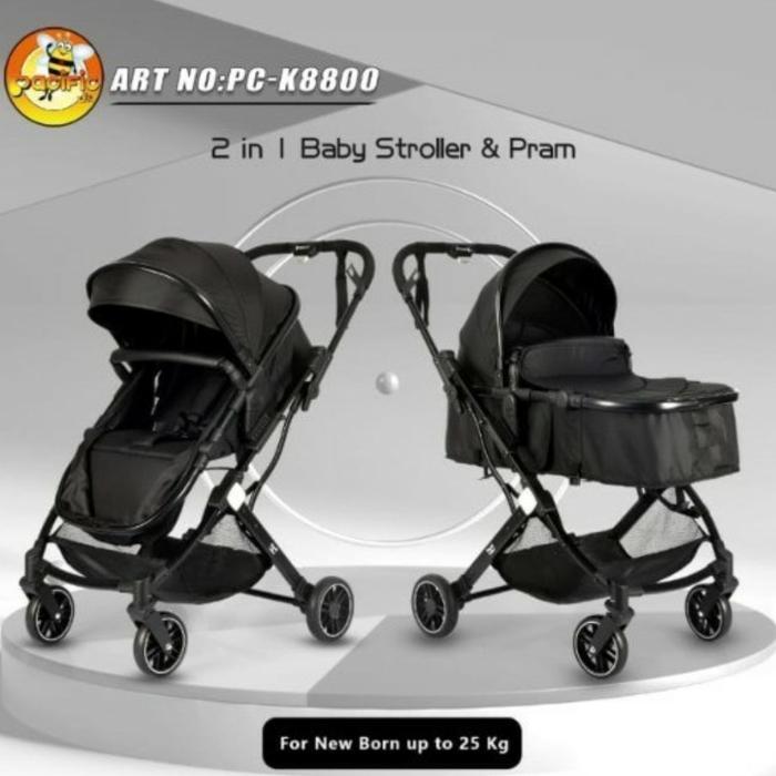 Stroller Pacific K8800 Pram 2 in 1