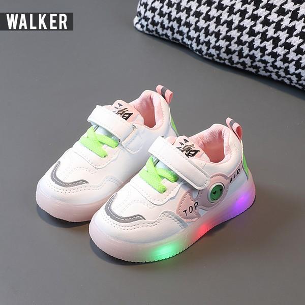 Premium Lkm455 Sepatu Sport Anak Unisex Casual Bayi Dengan Lampu Led Sekolah [1Kg 4Pc] Halomoms