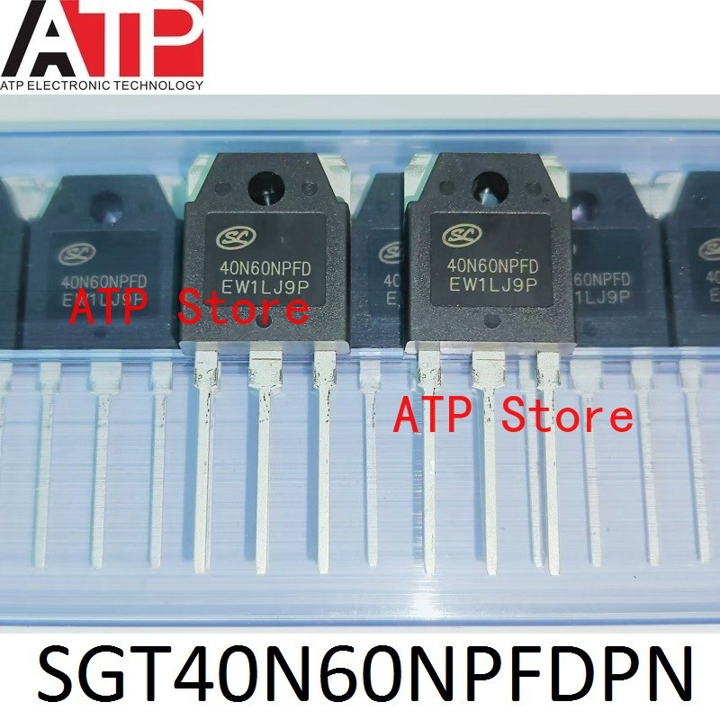 10PCS/LOT 100% New Original SGT40N60NPFDPN 40N60NPFD SGT40N60FD2PN 40N60FD2 TO-3P 40N60 IGBT