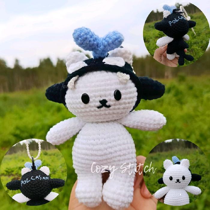 Amigurumi Maskot GMMTV | Polcasan | Permpoon | Guinzly | Nong Jaidee - Polcasan