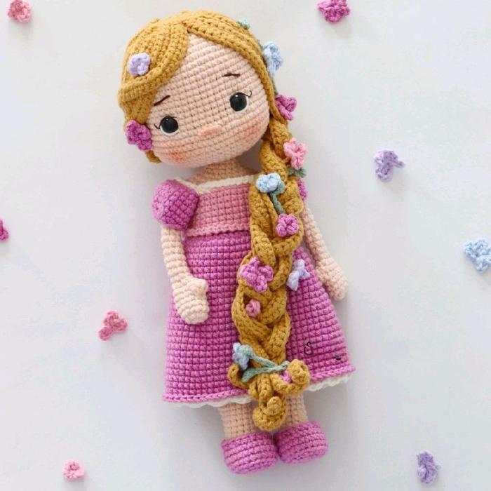 BONEKA RAJUT PRINCES RAPUNZEL
