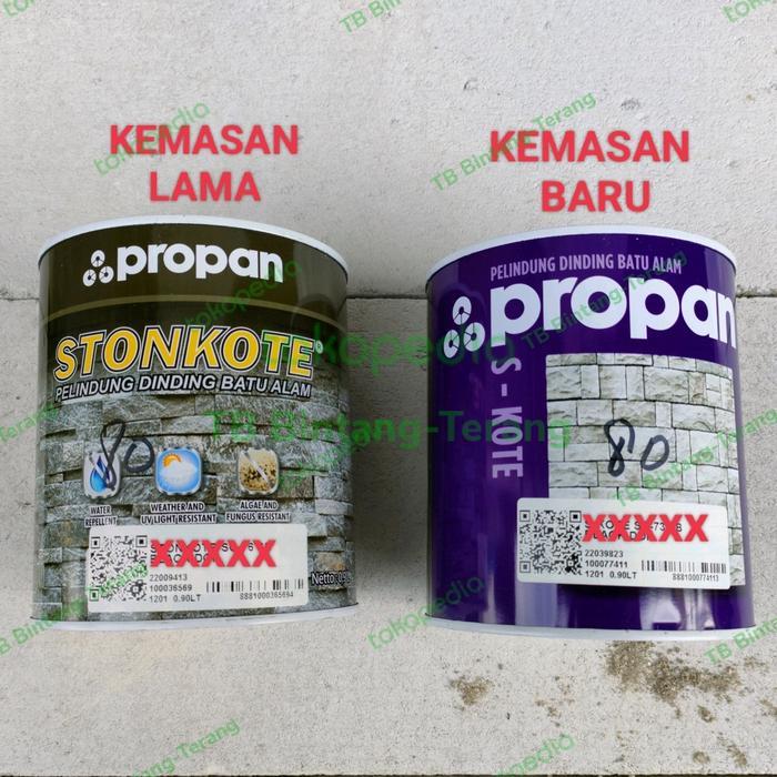 CAT PELAPIS VERNISH PERNIS BATU ALAM PROPAN STONEKOTE CLEAR GLOSS 1 KG