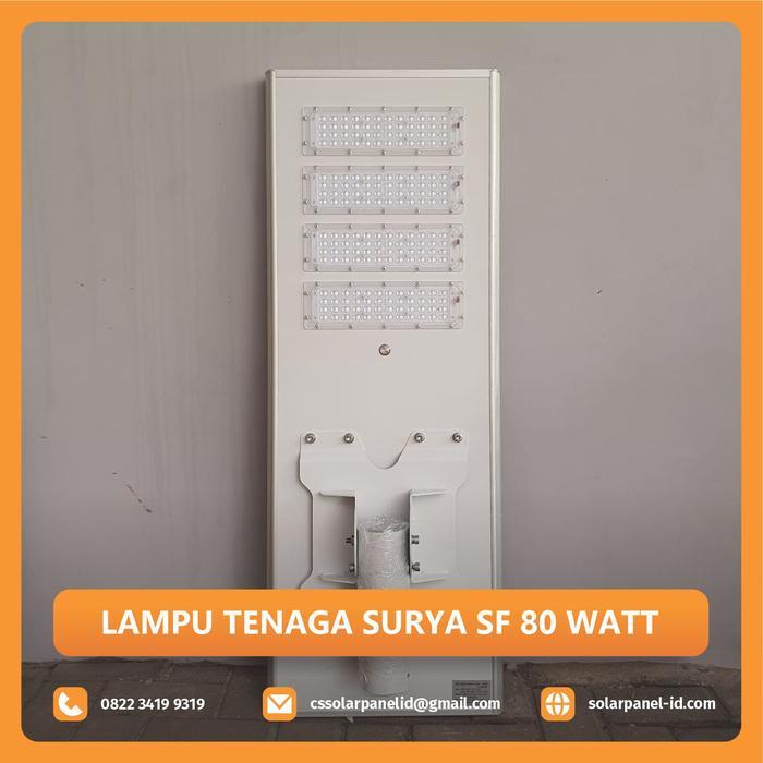 PRODUK TERBATAS Lampu PJU Solar Cell All In One Philips 80 Watt Superflex