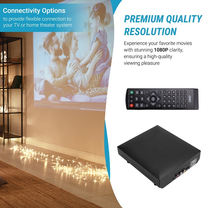 High-Definition Mini DVD Player Digital Multimedia Player Home CD Player VCD DVD Player