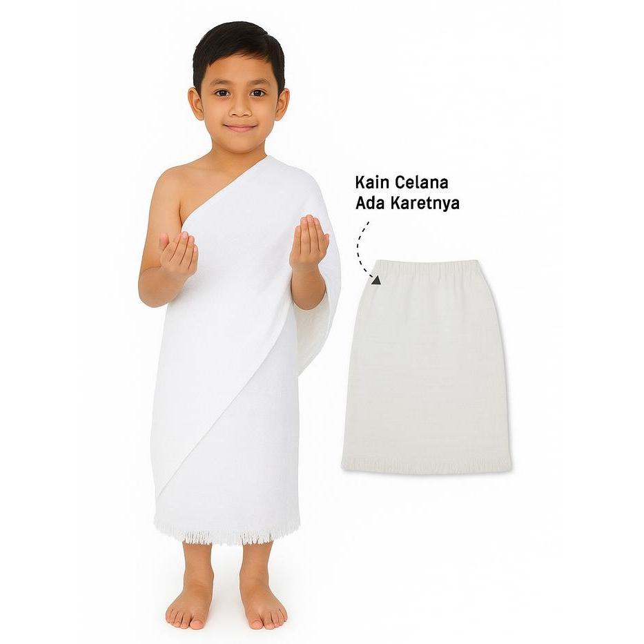 Promo Ihram Anak Tk Laki2 Ihram Anak Instan Rok Ihram Anak Tk Terlaris