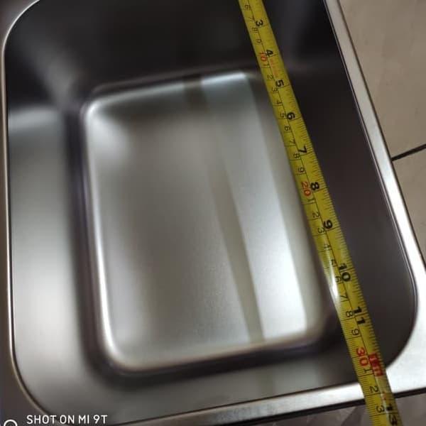 TERJAMIN wajan penggorengan kotak / wajan kentang goreng/chicken / stainless
