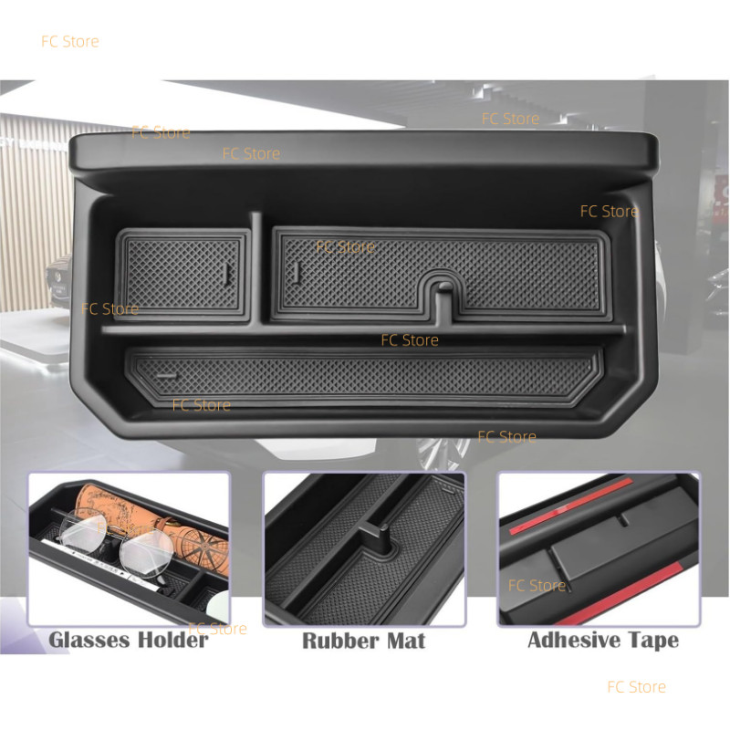 For CX5 CX-5 2022-2025 Center Console Dashboard Organizer Armrest Box Storage Holder Car Dash