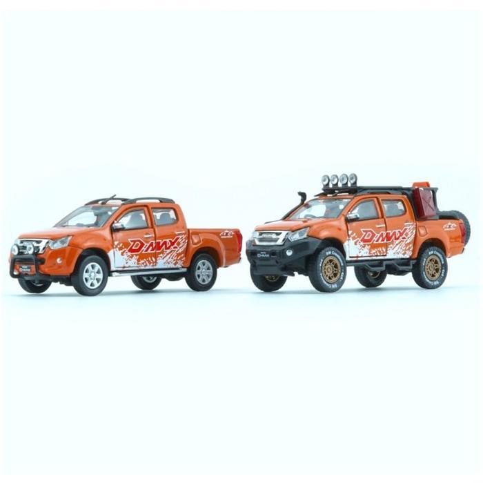 64B0284 Bm Creations Isuzu 2018 D-Max New Bmc Orange Diecast