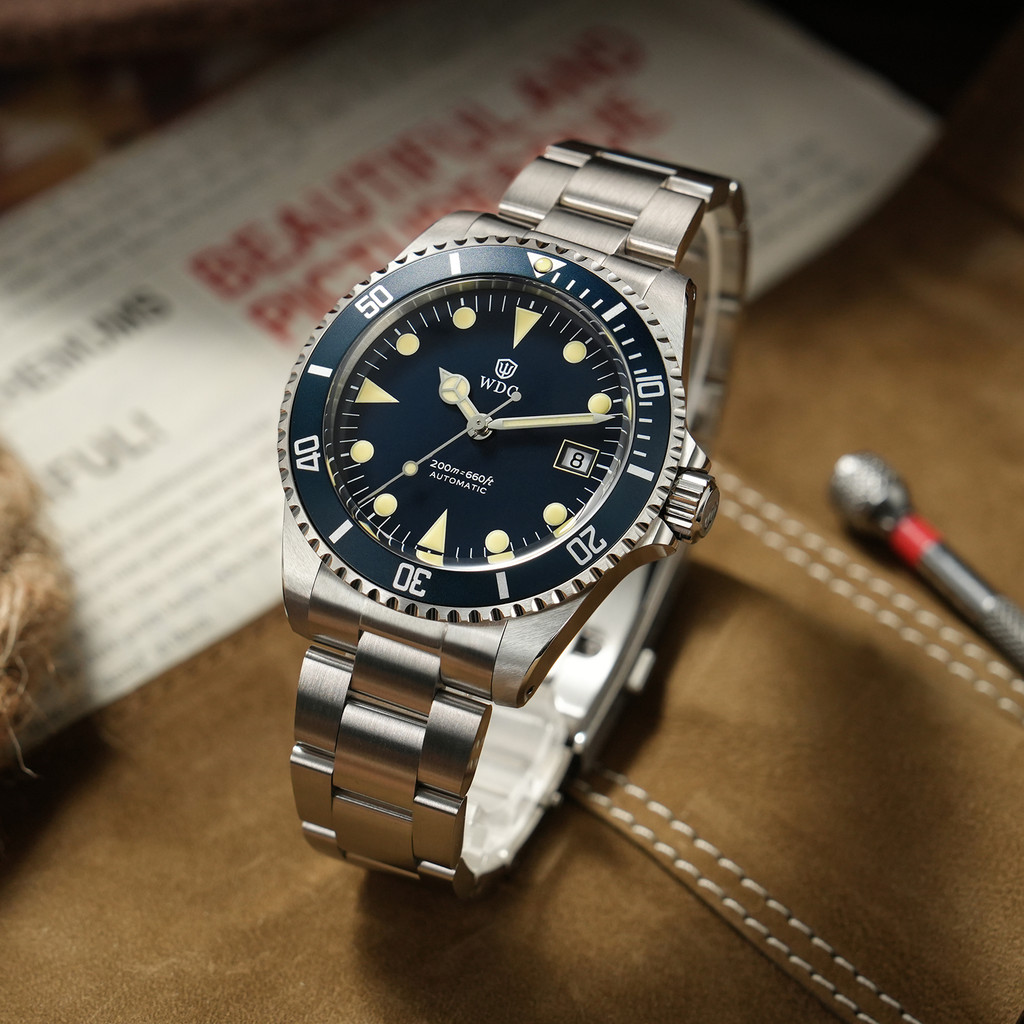 Watchdives WD5513P Men Dive Watch Sapphire Crystal PT5000 Movement Automatic Mechanical Luminous