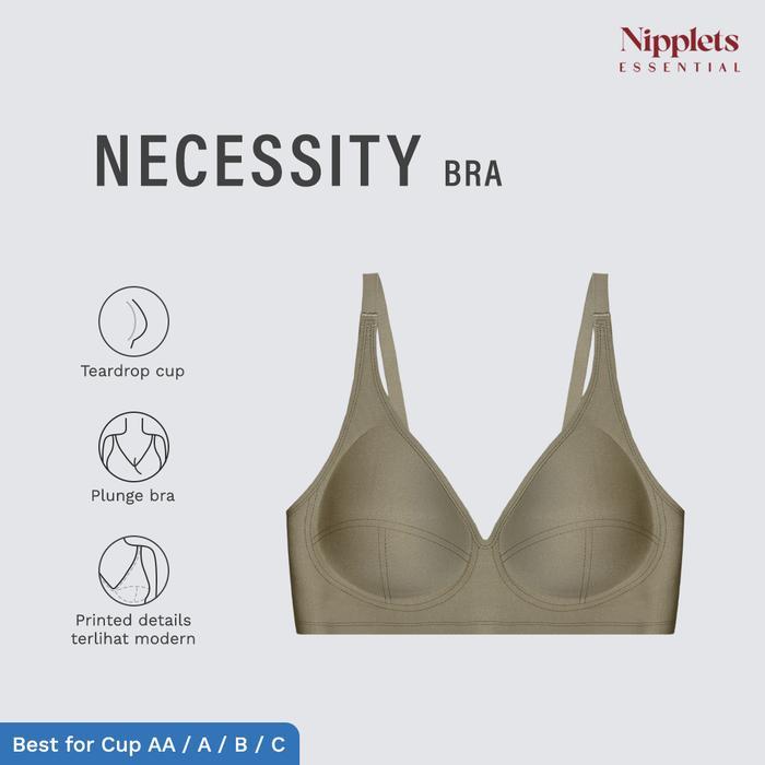 Necessity Bra - V cut Plunge Bra