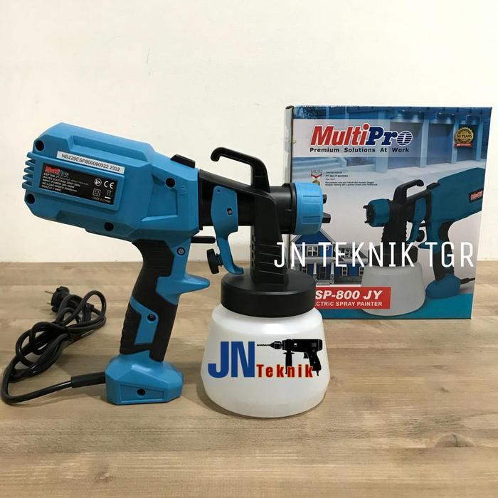 Spray Gun Elektrik Multipro Esp-800 Jy Alat Semprotan Cat Minyak Multipro Esp800
