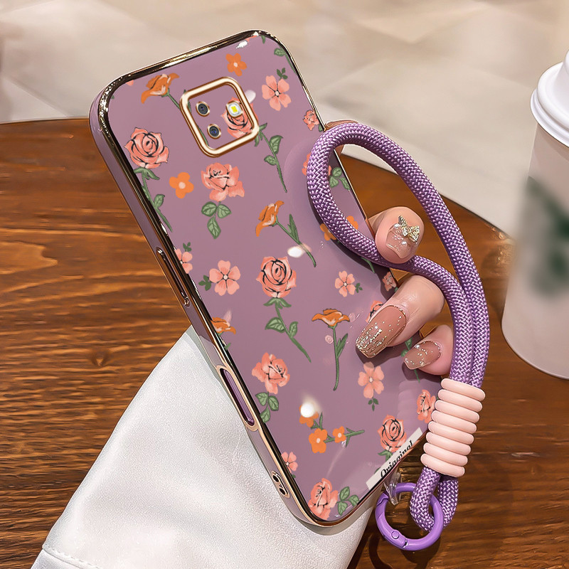 Casing Untuk Samsung Galaxy J6 Plus 2018 J6 Prime 2018 J4 4G J2 4G Case Casing pola Bunga jeruk Kasi