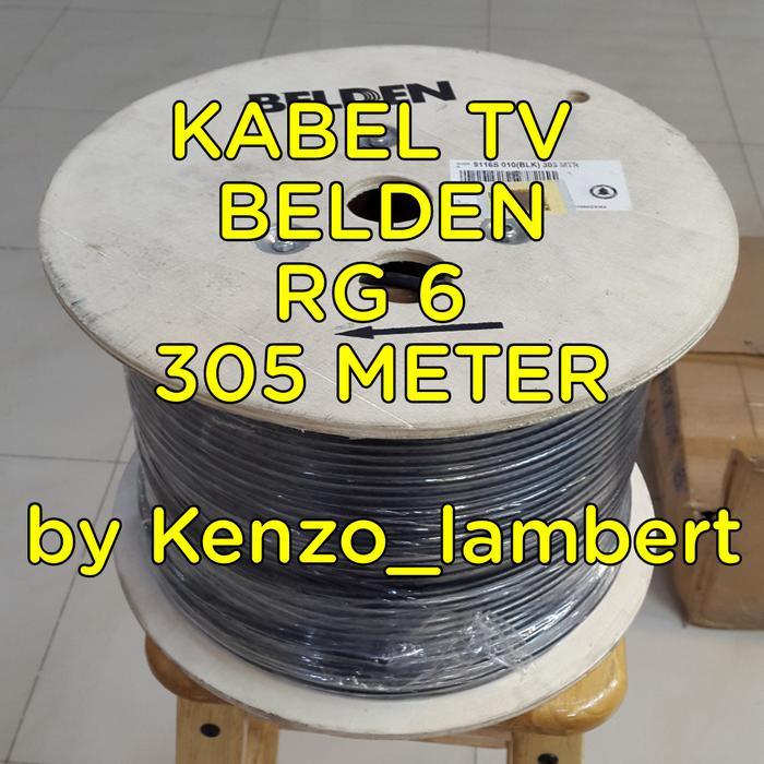 Kabel Coaxial Rg 6 Belden 9116S Ori / Rg 6 Belden / Belden / Kabel Tv Terlaris