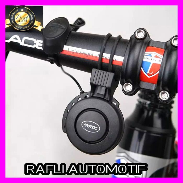Bel Klakson Sepeda Elektrik Waterproof USB Recharge Horn 3Suara Bel