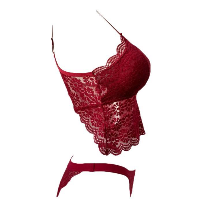 Lydyly - Setelan Bikini Renda Sexy BH Fashion Renda Lingerie Import Bralette YN224S
