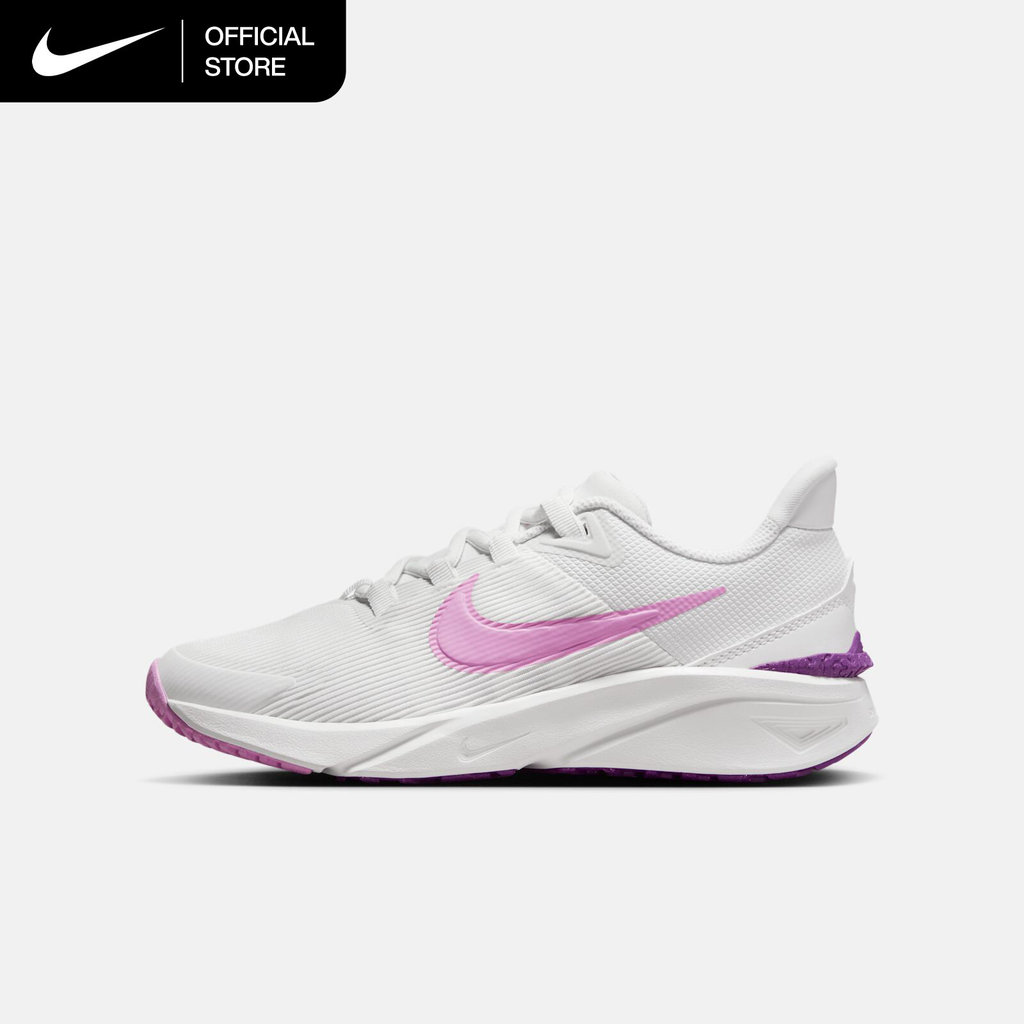 Nike Older Kids' Star Runner 4 Road Running Shoes - Summit White [DX7615-103]