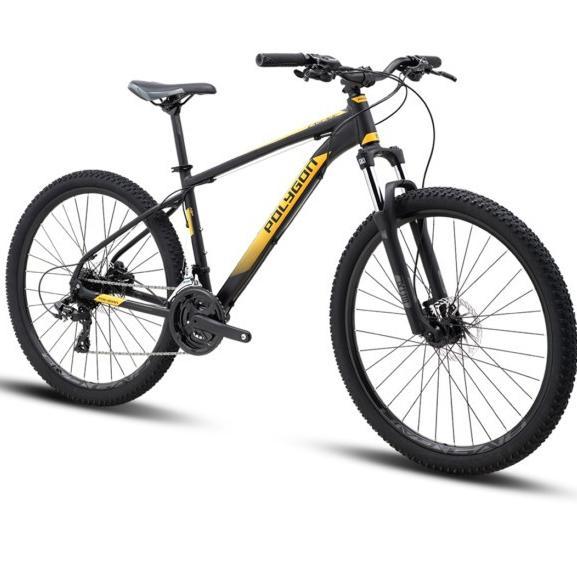 Sepeda gunung 27.5 inch mtb polygon cascade 4 dewasa frame alloy rem oli hidrolik 24 speed shimano h