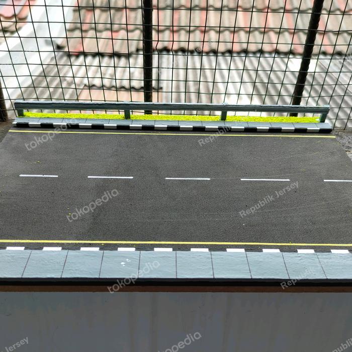 BISA COD Diorama Diecast - Diorama Jalanan tol Jalan Pinggir tol Diorama Jalan