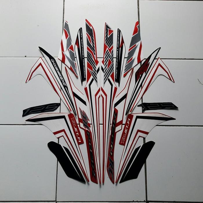stiker motor xeon rc 125 2014 merah