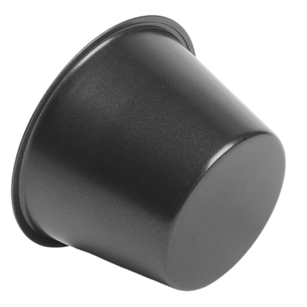 6-Pack Carbon Steel Muffin Pan Non-Stick Round Egg Tart Molds For Air Fryer And Oven 100ml/200ml