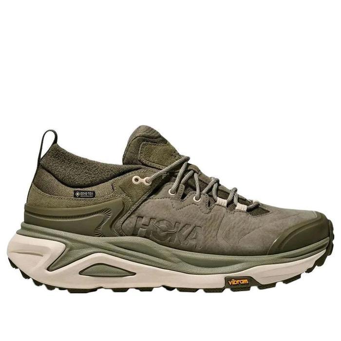 SEPATU HIKING HOKA KAHA 3 LOW GORETEX OLIVE GREEN