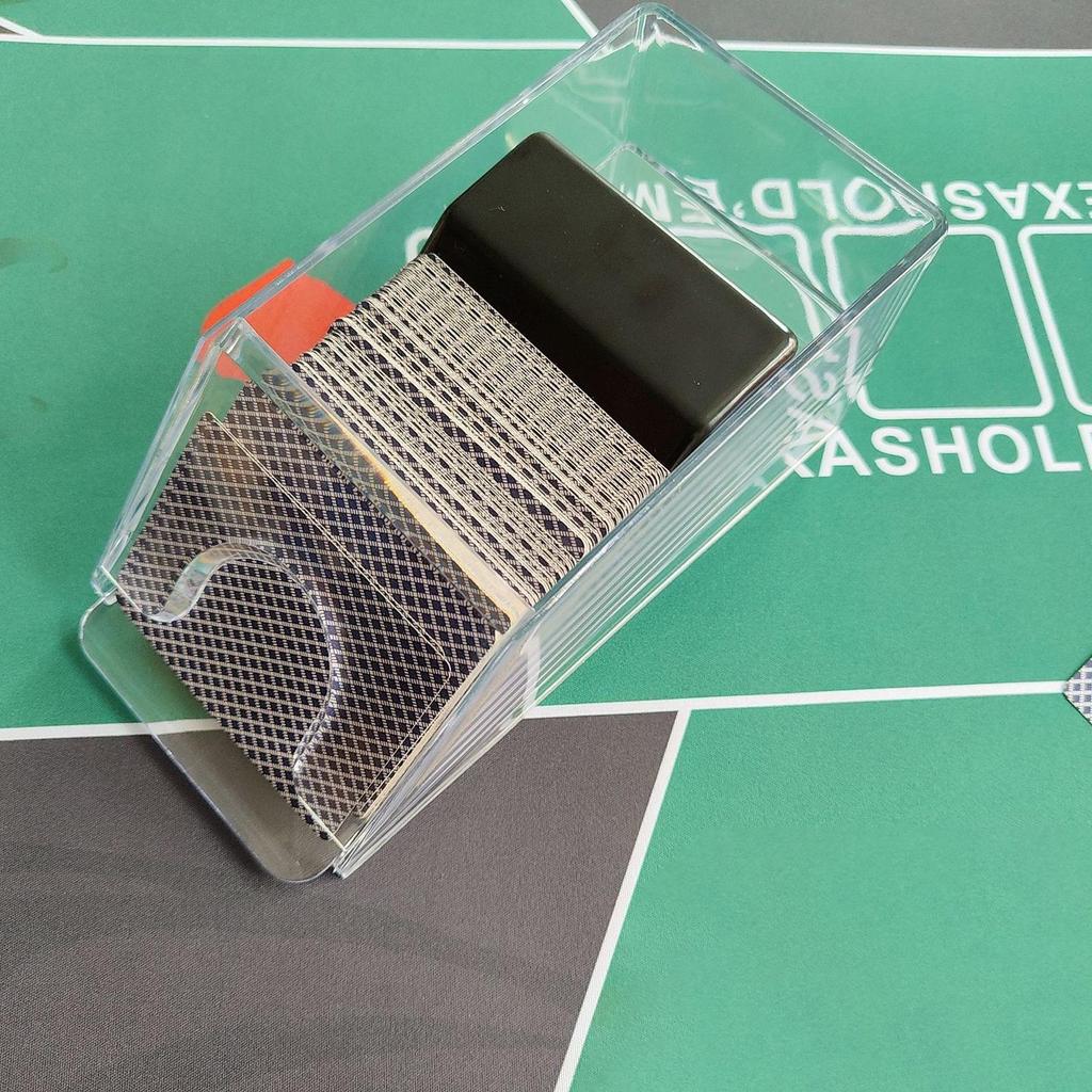Card Dealer Shoe Utility Saving Time Transparent Professional Acrylic Blackjack Shoe Transparent