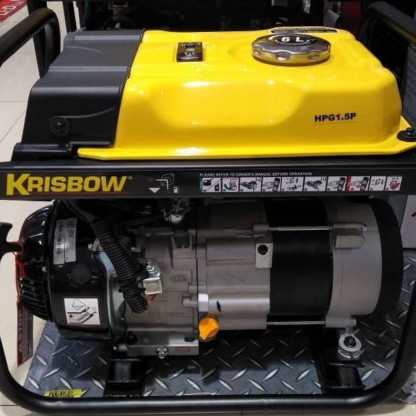 New Genset Generator Set Krisbow Kapasitas 1500 Watt Bagus Berkualitas
