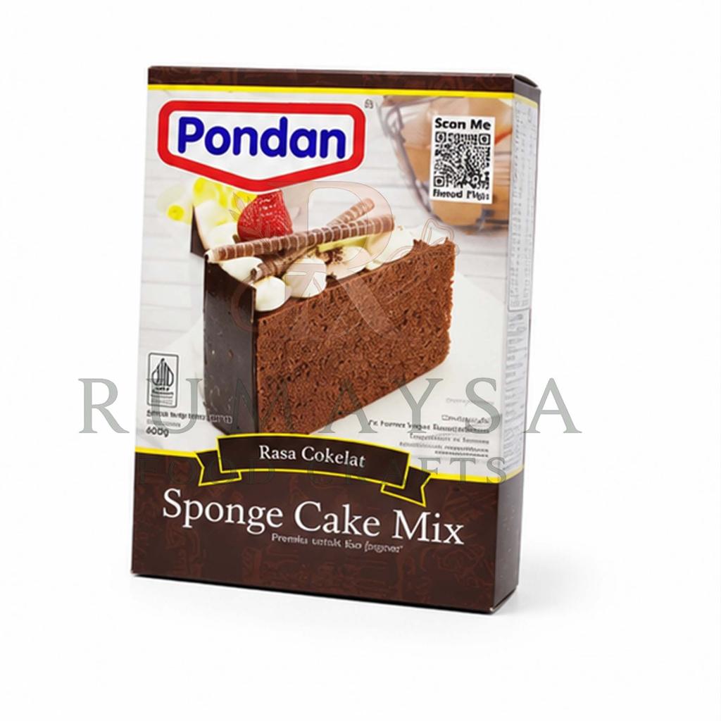 Pondan Premix Sponge Cake 400Gr Tepung Premix untuk Sponge Cake Lembut dan Mengembang