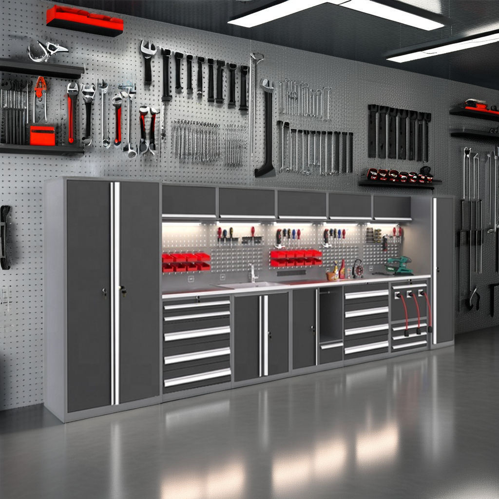 Factory Direct Supply Workshop Cabinet With Tools Rolling Tools Storage Cabinet Heavy Duty