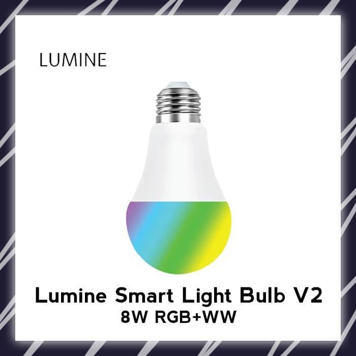 Lumine Smart Light Bulb Led 8W Rgb+Ww Wifi Lamp Not Bardi Arbit Diskon Sale
