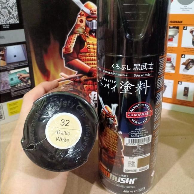 Pilox Samurai Paint Kurobushi Putih Tulang / Baltic White (32) 400Ml #Gratisongkir