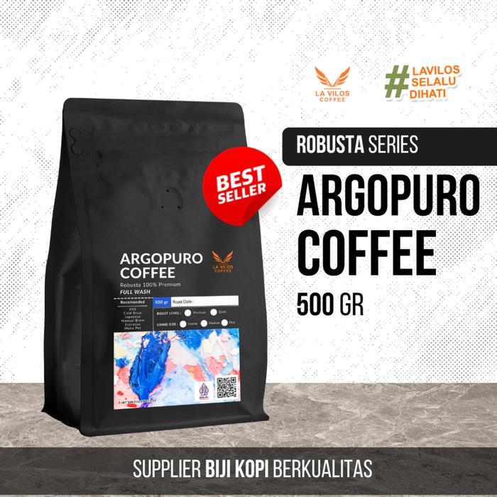 LA VILOS - Argopuro Coffee - 500 gr | Biji Kopi Aroma Espresso Espreso Bubuk Tubruk Exelso Robusta A