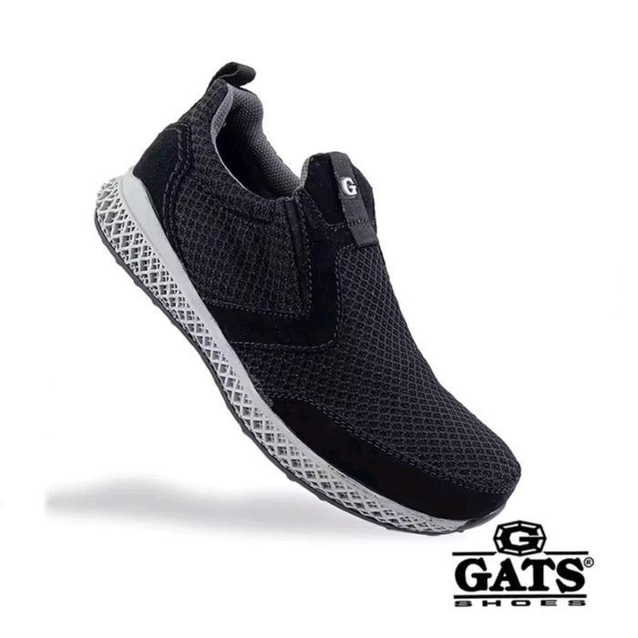 GATS / Sepatu Casual Pria Gats RN 1002 Biru / Sepatu Slip on Shoes