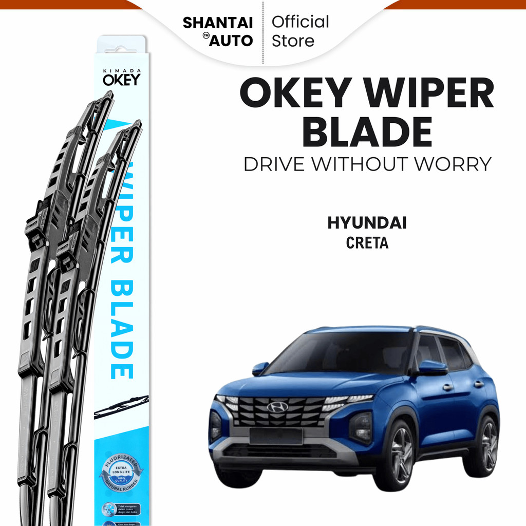 Wiper Hyundai Creta Konvensional Kaca Depan Mobil