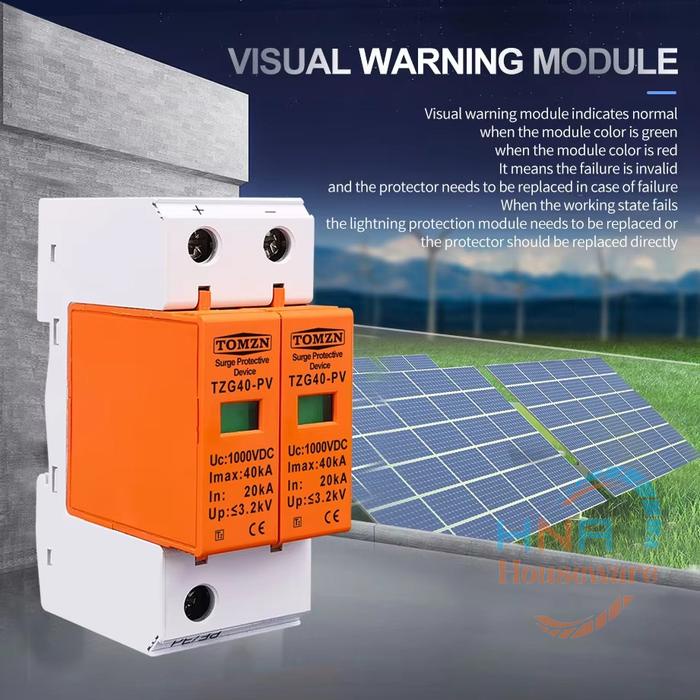 DC SPD 1000V Surge Arrester Protect Device Solar PV Panel surya