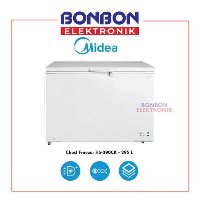 Midea Chest Freezer 295L HS-390CK / HS390CK Freezer Box