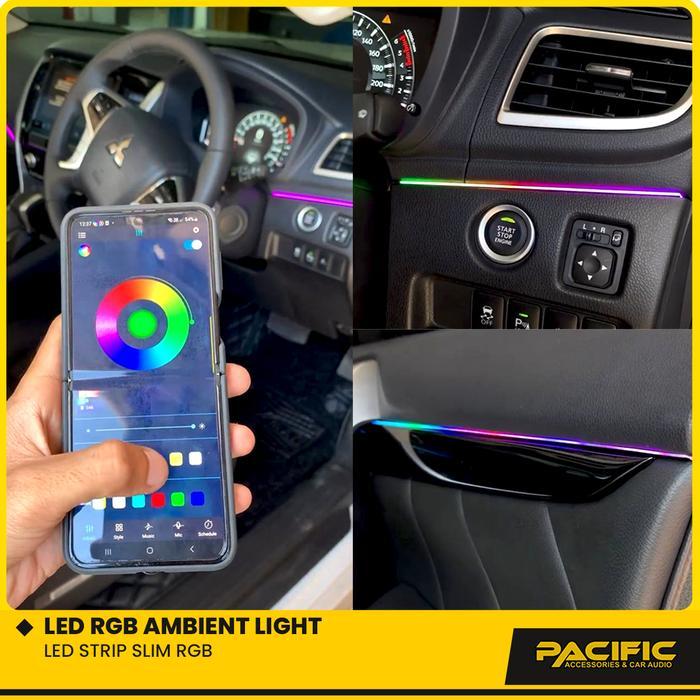 TERBARU LAMPU LED INTERIOR AMBIENT LIGH RGB ANDROID IPHONE