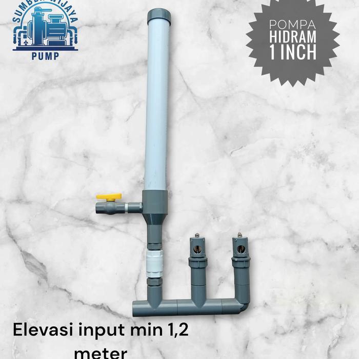 Pompa Hidram 1 Inch Double Klep