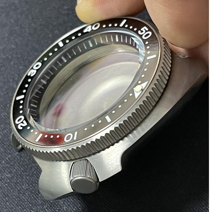 Ready Titanium turtle 6105 diving watch case modified Seiko NH35A
