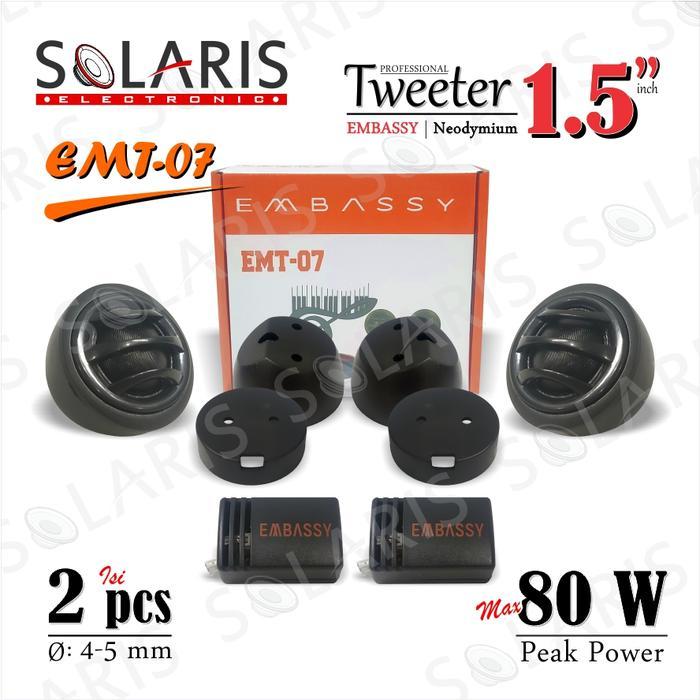 Tweeter Mobil Embassy Emt-07 1,5 Inch Neodymium Magnet