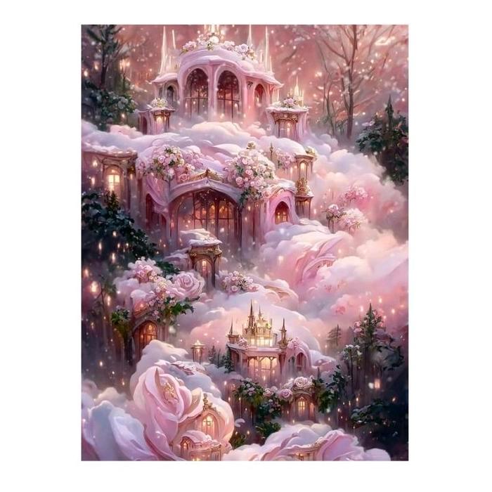 Sale 5D Diy Full Drill Diamond Painting Lukisan Berlian Kristik