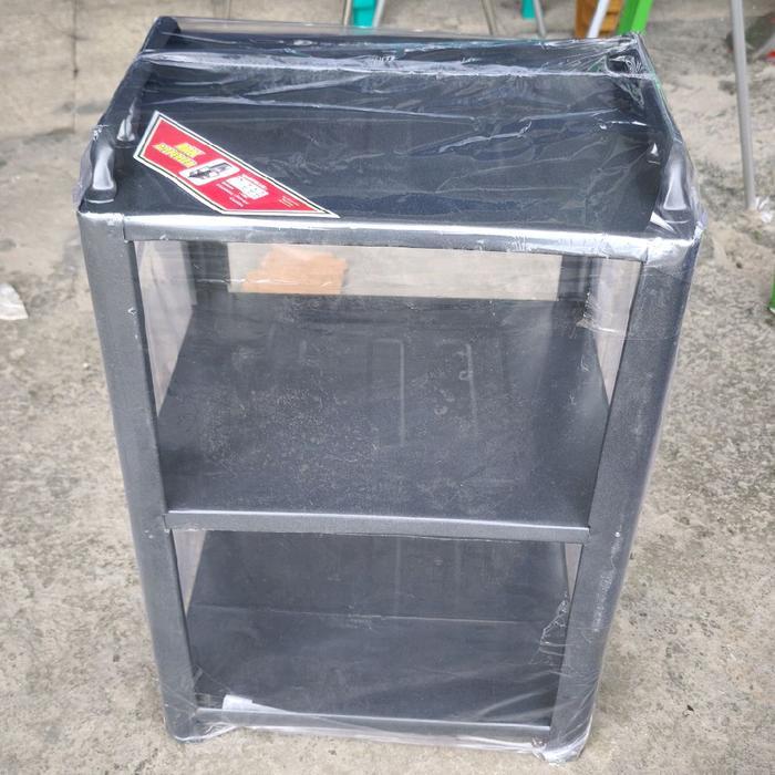 rak besi dispenser meja dispenser