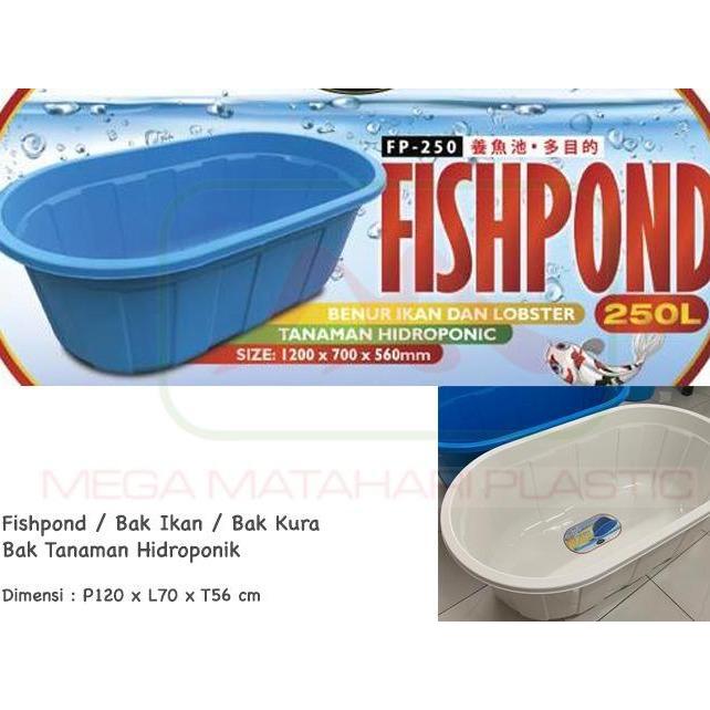 Fishpond Kolam Bak Ikan Benur Lobster Tanaman Hidroponik 250 Liter Tbk