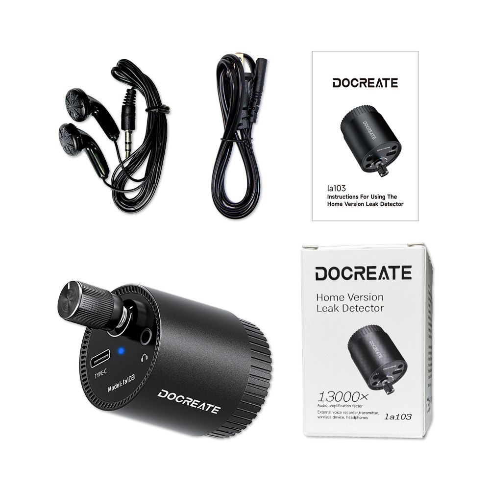 Water Leak Detector Multi-functional Sound Detector For Pipe Water Leak Suitable for leak detection