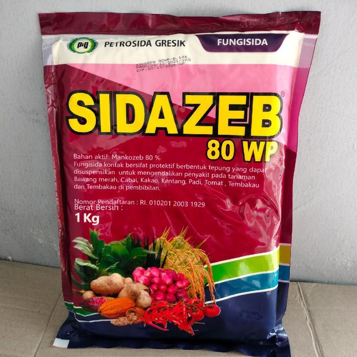 Fungisida Mankozeb Sidazeb 80 WP 1 KG Obat Pertaniaan / Anti Jamur Tanaman