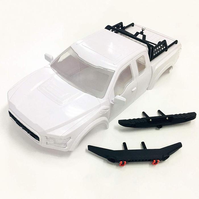 Hard Body Ford Raptor Rc Traxxas Trx4 Axial Scx10 1/10 wb 325