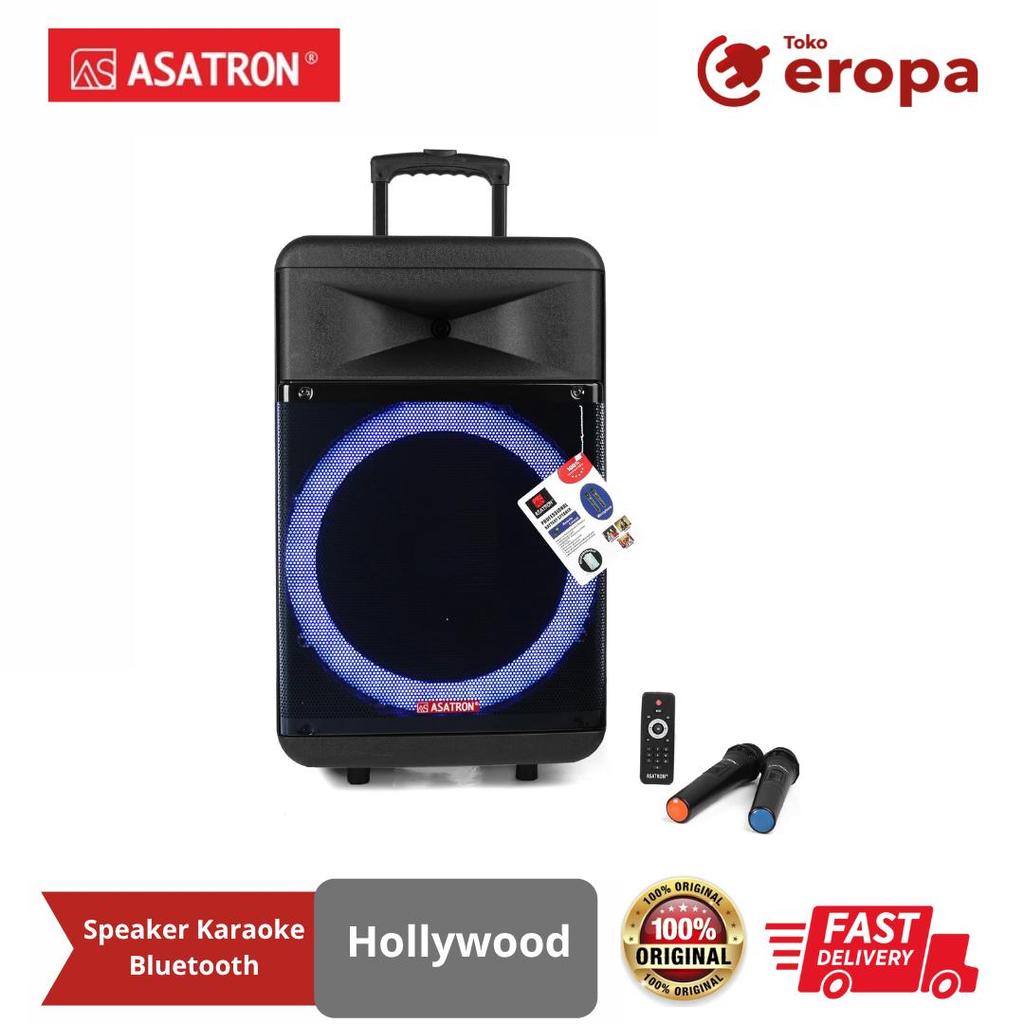 Speaker Karaoke Bluetooth Asatron Hollywood
